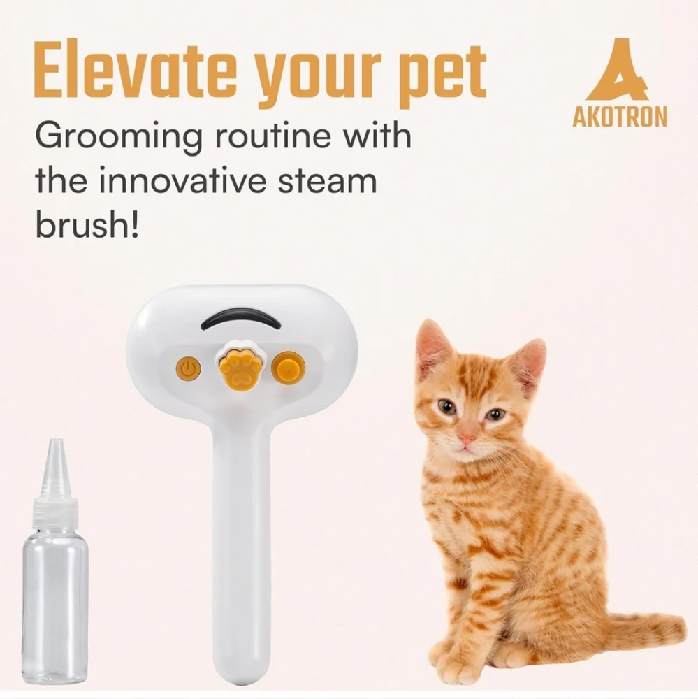 Cat Steam Brush Rechargeable